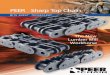 PEER Sharp Top Chain · PEER Sharp Top Chain ... flat steel curled into shape. ... •Solid center plate design sharply curtails breakage from sawdust and chip compaction