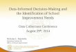 Data-Informed Decision-Making and the Identification of ... · the Identification of School Improvement Needs. ... Data-Informed Decision-Making and the Identification of School 