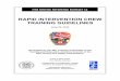 RAPID INTERVENTION CREW - New Jersey · RAPID INTERVENTION CREW TRAINING GUIDELINES June 22, ... FIRE SERVICE REFERENCE BOOKLET 12 . Page 1 ... swift water, trench, confined space,