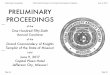 Preliminary Proceedings 156th Grand Conclave of … Proceedings - 2017 Grand...Preliminary Proceedings 156th Grand Conclave of the Grand Commandery of Missouri June 9, 2017 Grand Commandery