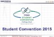 SAEINDIA National Student Convention 2015 Slide …saeiss.org/saeiss/uploads/2016/10/StudentConvention-2015.pdfSAEINDIA National Student Convention 2015 Slide no: 3 Previous Student