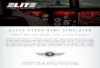 ELITE FIXED WING SIMULATOR - flyelite.ch AND TWIN-ENGINE LIGHT PISTON AIRCRAFT ELITE FIXED WING SIMULATOR SUPERIOR & COST EFFECTIVE FLIGHT SIMULATION SOLUTIONS The ELITE S612 BITD