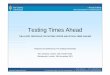 Testing Times Ahead - TCP Online Home HC TO TO TO HC TP/CP MC Main cross-connect IC Intermediate cross-connect HC Horizontal cross-connect CP Consolidation point TP Transition point