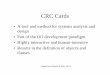 • A tool and method for systems analysis and • Part of the ...cseaman/ifsm636/lect1108.pdfAdapted from (Zenebe & Miao, 2001) CRC Cards • A tool and method for systems analysis