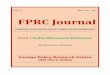 FPRC Journal Journal 2013(3) ... Maulana Abul Kalam Azad Institute of Asian Studies (MAKAIAS) KOLKATA , India (6) Bertil Lintner Swedish Journalist, Writer
