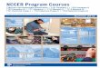 NccEr Program courses - lee.k12.nc.us · Work-based learning strategies ... 9-12 7722 Carpentry II (T) ... certification modules required for all of the NCCER curriculum-area programs,