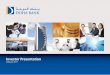 Investor Presentation - Doha Bank   Presentation ... Saudi Arabia 4.5% 5.6% UAE 3.3% Others ... • Saudi Aramco - Yanbu Integrated Refinery  Petrochemicals Complex (2019)