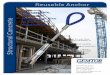 Reusable Anchor - Gemtor CHA-34_Concrete Anchor.pdf · Meets OSHA and ANSI including Z359.1. Concrete Hole Anchor Gemtor’s Model #CHA-34 Concrete Hole Anchor is constructed of 