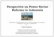 Perspective on Power Sector Reforms in Indonesia - un.org · 1/1/2004 · Perspective on Power Sector Reforms in Indonesia ... Puguh Sugiharto ... Perspective on Power Sector Reforms
