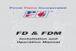 FD & FDM - Power Flamedata.powerflame.com/support/supportdocs/Catalog/pdf/type-fd/FD...POWER FLAME MODEL FD/FDM BURNER For use by Qualified Service Personnel Only WARNING The improper