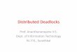 Distributed Deadlocks - NPTEL · detection algorithm. If deadlock is detected, the system recovers from it by ... Distributed Deadlocks 