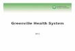 Greenville Health System - SMPS Palmettosmpspalmetto.org/images/meeting/022615/greenville_health_system... · Greenville Health System ... Jerry Driggers Project Manager ... Brandon