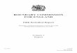 Fifth Periodical Report COMMISSION FOR ENGLAND Fifth Periodical Report Presented to Parliament pursuant to section 3(5) of the Parliamentary Constituencies Act 1986 ... BOUNDARY COMMISSION