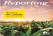 Reporting ISSUE 15 | MAY 2018€¦ ·  · 2018-05-22is whether they alone can tell the whole story. ... Marketing and Communications Mike Thatcher For more information about 