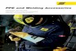 PPE and Welding Accessories - Euro optimum · PPE and Welding Accessories ... ESAB also has one of the most comprehensive product ranges in the welding and cutting industry. ... •