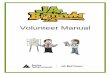 Volunteer Manual - jaum.org OF THE VOLUNTEER IMPORTANT POINTS TO REMEMBER Provide guidance and assistance to students Conduct scheduled staff meetings Use and follow the directions