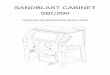 SANDBLAST CABINET SBC990 - Redline Stands PARTS DIAGRAM&PARTS LIST Pg 9- 12 ... of industry variables. ... Contact your local distribut er for further information. 4