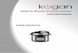 KAPRSCOOKXA 900W 6L Electric Pressure Cooker User … · Before using the Electric Pressure Cooker for the first time, wipe off any dust from shipping with a damp cloth Thoroughly