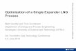 Optimization of a Single Expander LNG Process ·  · 2014-11-17Optimization of a Single Expander LNG ... optimization of a single expander process for natural gas ... An exergy analysis