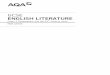 GCSE ENGLISH LITERATURE - Mrsjgibbs | supporting … ·  · 2016-10-19MARK SCHEME – GCSE ENGLISH LITERATURE - PAPER 1 – 8702/1 ... schemes on the basis of one year’s document