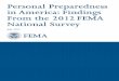 Personal Preparedness in America: Findings from the …€¦ · private-sector programs to enhance national resilience.” “Personal Preparedness in America: Findings ... exercise,