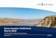 Euroz Investor Conference March 2018 - …sinogasenergy.com/wp-content/uploads/2018/03/180308-Rottnest...Based on IHS Markit China Natural Gas Price Outlook, August ... PSC extension