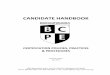 BCPE CHB 7.14€¦ · Scheduling the Exam ... E. Sample Examination Questions ... professional level of certification through one application process and exam