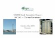 Transformers - cigre-canada.org A2 - 2009 - Claude...-Review and update of the existing CIGRE A2 documents on procurement-Taking into account the current market conditions and the