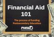 Financial Aid 101 - Western Wayne School District Announcements/Attachments/101...Give yourself a low cost alternative ... Starting the Financial Aid Process Know what financial aid