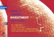 WORLD ENERGY INVESTMENT OUTLOOKsiteresources.worldbank.org/EXTENERGY2/Resources/4114199...WORLD ENERGY INVESTMENT OUTLOOK Global Strategic Challenges lSecurity of energy supplies lThreat