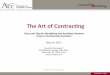The Art of Contrac - Association of Corporate Counselwebcasts.acc.com/handouts/The_Art_of_Contracting...SPEAKER_SLIDES.pdfThe Art of Contrac.ng Tools and Tips for Iden/fying and Avoiding
