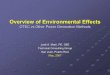 Overview of Environmental Effects - Tethys · Overview of. Environmental. Effects. OTEC . vs. Other. Power Generation Methods. José A. Martí, PE, DEE. Technical. ... Are people