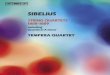SIBELIUS - eClassical.com he many pieces for string quartet that Sibelius composed while a stud-ent at the Helsinki Music Institute (1885-89; from early 1887 he was a