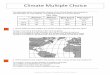 Climate Multiple Choice - Wikispaces · Climate Multiple Choice : ... Base your answers to questions 4 through 7 on the climate graphs below, ... general effects of ocean currents