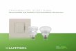 Dimmable CFL & LED bulbs - Lutron Electronics, Inc. · Dimmable CFL & LED bulbs ... Note: Minimum and maximum loads for LEDs and CFLs on a device are given in number of lamps and