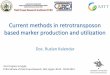 Current methods in retrotransposon based marker … methods in retrotransposon based marker production and ... Multiplex products of various lengths from different loci are ... on