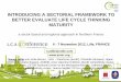 INTRODUCING A SECTORIAL FRAMEWORK TO … A SECTORIAL FRAMEWORK TO BETTER EVALUATE LIFE CYCLE THINKING MATURITY a sector based and regional approach in Northern France Naeem Adibi and