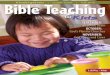 Bible Teaching for Kids - Kindergarten Leader Guide - … Teaching Plan Bible Teaching Plans ... toy items or pictures suggesting real and ... “Bible Markers” (CD), paper towel