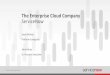 The Enterprise Cloud Company ServiceNow - IPMA-WAipma-wa.com/sites/default/files//event/2015/08/PD 20150930... · The Enterprise Cloud Company ServiceNow Jason McKee Platform Evangelist