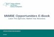 MWBE Opportunities E-Book - Empire State Development · DIVISION/DEPT COVER A Division of Empire State Development 2/1/2017 MWBE Opportunities E-Book Learn The Agencies. Market Your