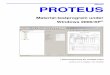 PROTEUS - wete.ch Manual.pdf · Making a new lab database ... Proteus manual Page 13 of 92 Example: Strength channel, range 1000 kN, delta % 0.1-> channel delta = 1 kN