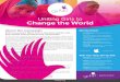 Uniting Girls to Change the World the World GirlUp.org Did You Know? t 62 million girls around the world are not in school t More than 1 in 3 Ð or some 250 million Ð