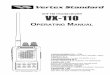 OPERATING MANUAL - Mobinet · YAESU MUSEN CO., LTD. 4-8-8 Nakameguro, ... The VX-110 is an ultra compact FM hand-held providing up to five watts of RF power and …