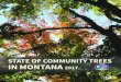 STATE OF COMMUNITY TREES IN MONTANA 2017dnrc.mt.gov/.../state-of-community-trees-in-montana-2017.pdfSTATE OF COMMUNITY TREES. IN MONTANA . 2017. 2. ... was partially funded by the