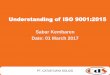 Understanding of ISO 9001:2015 - LAPAN · PT. CATUR DAYA SOLUSI 1 Understanding of ISO 9001:2015 Sabar Kembaren Date: 01 March 2017