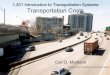 1.201 Introduction to Transportation Systems Transportation Costs ·  · 2017-12-29Transportation Costs • Introduction & Motivation • Duality of Production Functions & Cost Functions