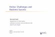 ReUse: Challenges and Business Success - UZH IfI Challenges and Business Success ... software evolution and architecture lab ... Ericsson study, continued ! Component-based architecture