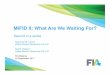 MiFID II: What Are We Waiting For? - FIA | FIA II What Are We Waiting...MiFID II: What Are We Waiting For? ... • ESMA Questions and Answers ... Matched principal transactions/ intra-group