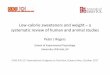 Low-calorie sweeteners and weight – a systematic review …ilsi.org/wp-content/uploads/2017/10/Rogers-FINAL-without-intro-ICN... · Low-calorie sweeteners and weight – a systematic