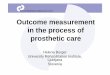 Outcome measurement in the process of prosthetic caredocs.kmcongress.com/ispo2011/helena_burger1.pdf · Outcome measurement in the process of ... amputee specific ... LL amputee specific